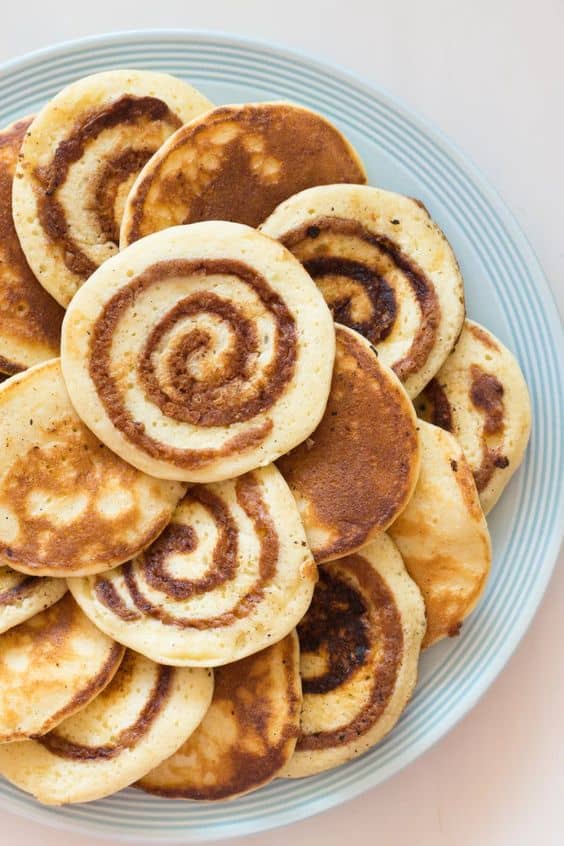 pancake mix cinnemon roll