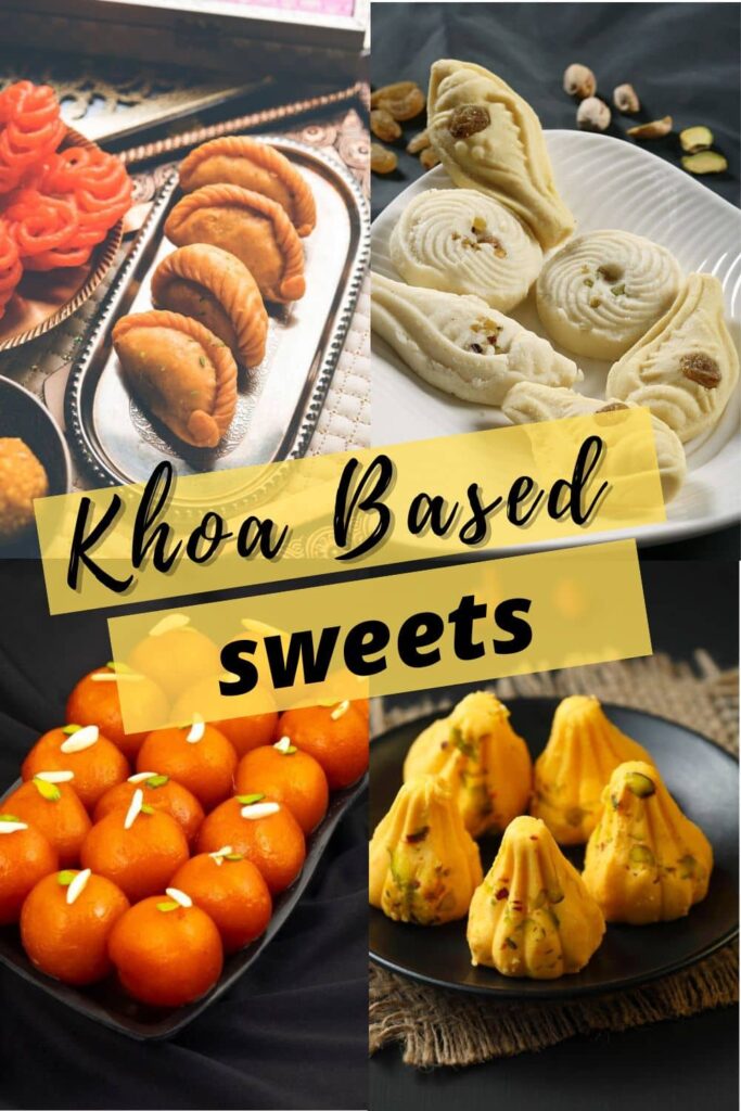 khoa based sweets