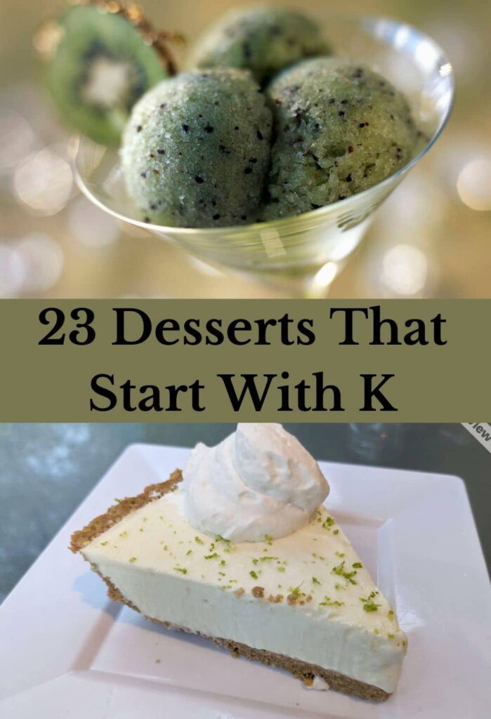 Dessert that start with K