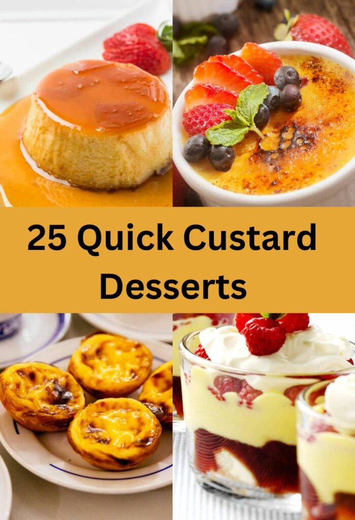 custard dessert