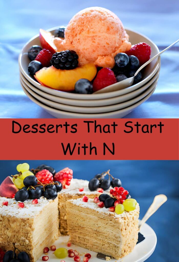 dessert that start with N