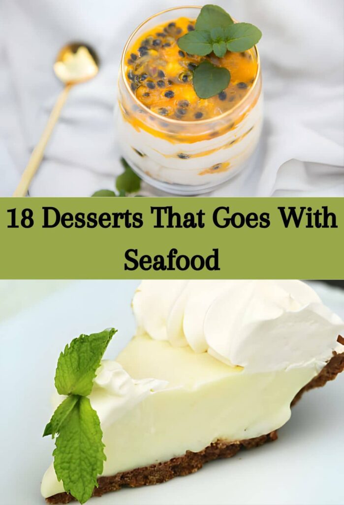 dessert that goes with seafood